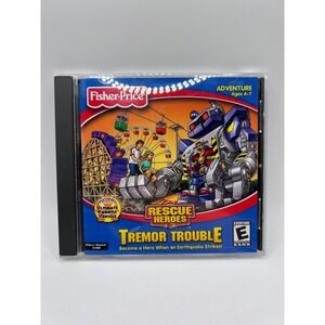 Vintage Fisher-Price Rescue Heroes Tremor Trouble CD-ROM Children's Games 1990s